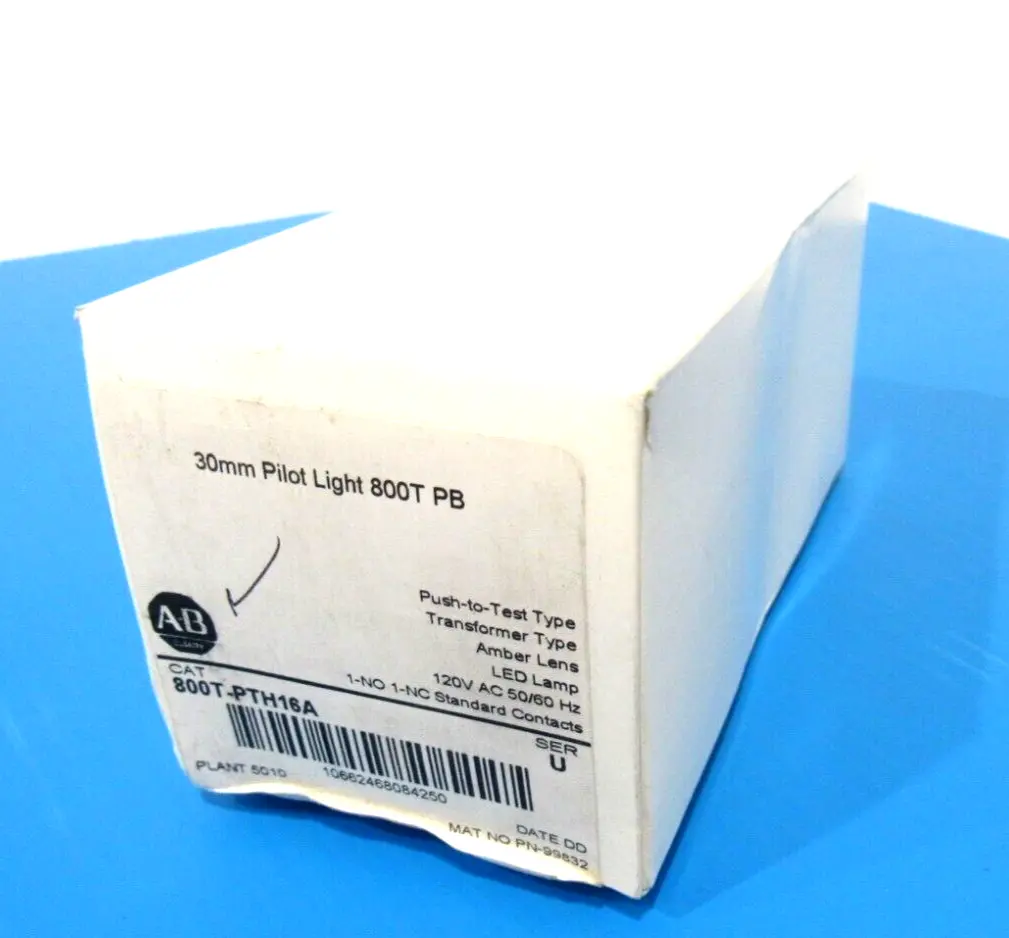ALLEN BRADLEY 800T-PTH16A PILOT LIGHT 800TPTH16A NEW SURPLUS