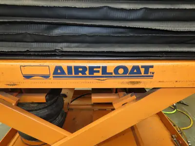 Airfloat Pneumatic Lift Tilt Table Tote Tipper 4000lbs 30° Degree 60x48" Top