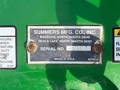 USED 2011 SUMMERS SUPERCOULTER PLUS