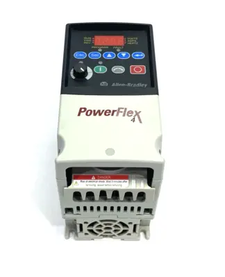 USED ALLEN-BRADLEY SER. A POWERFLEX 4- 0.4 KW (0.5 HP) AC DRIVE