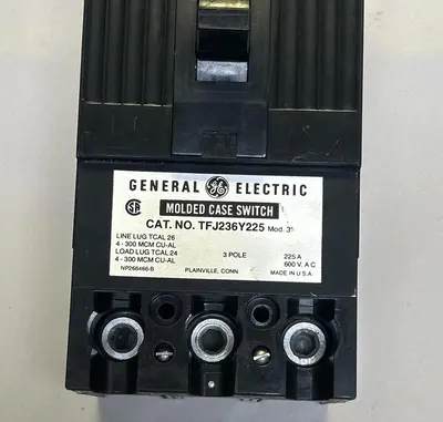 Used GE TFJ236Y225 Miscellaneous Equipment (Electrical & Power) | Surplus Asset Holdings #1196793