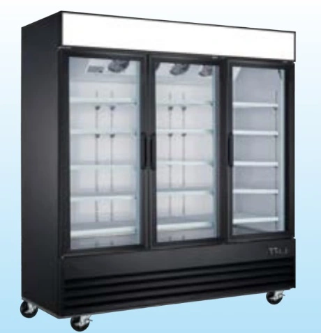 76-0037 AFE G60 78" Self Contained Triple Glass Door Cooler