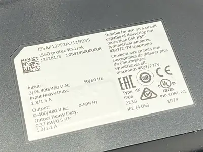 USED LENZE AMERICAS I55AP137F2A711BB3S