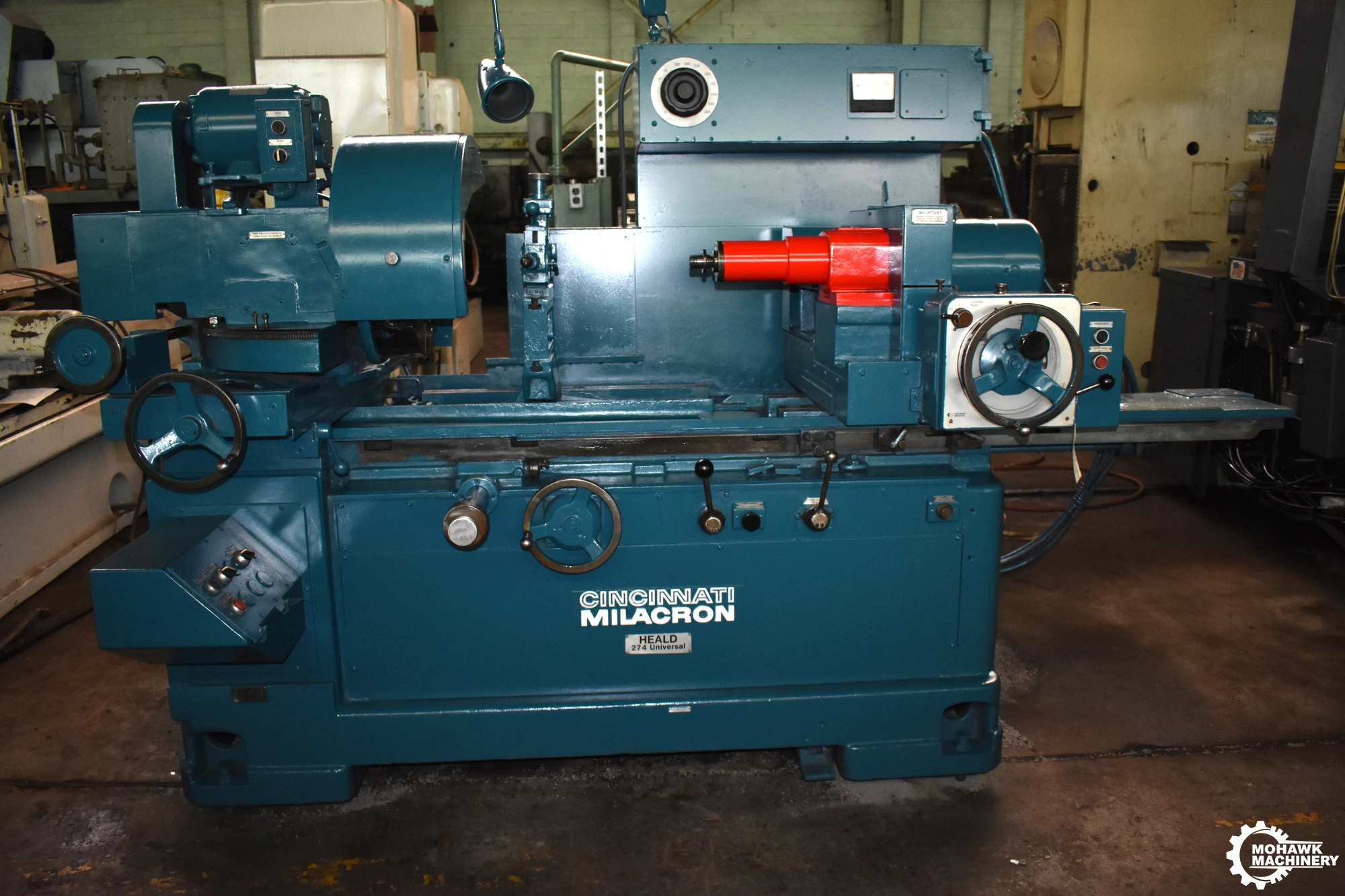 274 CINCINNATI-MILACRON/HEALD "UNIVERSAL" LONG-BASE INTERNAL GRINDER w/RED-HEAD - WHEEL DRESSER