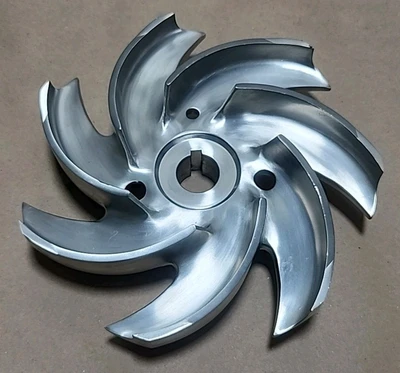 *PREOWNED* Stainless Centrifugal Pump Impeller 7-Vane 22mm Bore + Warranty!