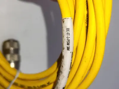 Used TURCK TURCK RK 4T-3-PSW 3M CORDSET, M12 FEMALE TO CUT-END, GRAY, 4 COND., 3 METERS Cable & Wire | ND Industrial Surplus #1211427