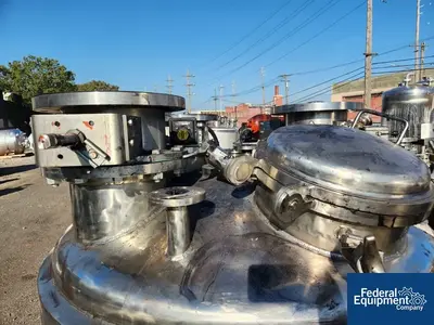 USED Lee Industries 360 Gal Lee Reactor, 304 S/S, 20/100#