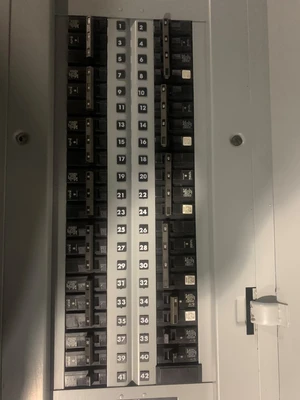 Siemens S3C42JX400ABF Main Breaker Panel 400A, 208Y/120V, 42 Sp