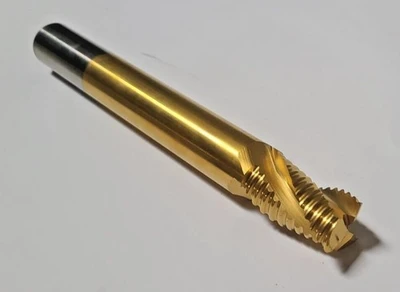 Hanita 3 Flute Rougher Long EndMill HSS M-7 Sharpen 1-1/4 Resize 1-1/8 x 10-1/4