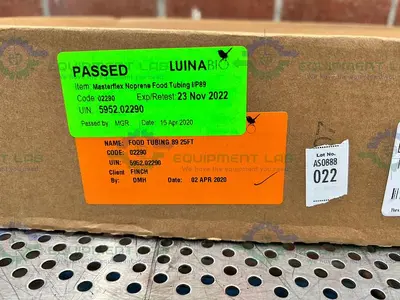 USED MASTERFLEX I/P 89 NORPRENE HIGH-PERFORMANCE PRECISION PUMP TUBING 25 FT, 25MM