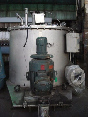 Krauss-Maffei VZO 125/3.2C perforate basket centrifuge, 316SS.