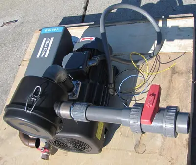 Atlas Copco 3 HP GVS Oil Lubricated Rotary Vane Vacuum Pump 42 CFM 230/460V