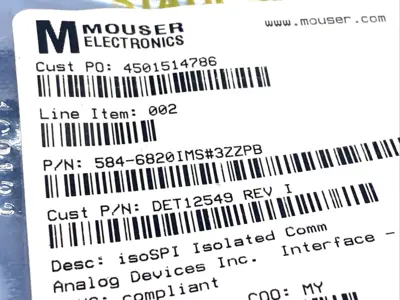 NEW ANALOG DEVICES INC. LTC6820 SERIES INTERFACE - SPECIALIZED