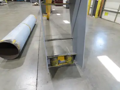 3 Ton 6000 Lb Free Standing Work Station Jib Crane 12' Span 8' 8"H Post