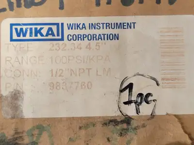 USED WIKA 9837760