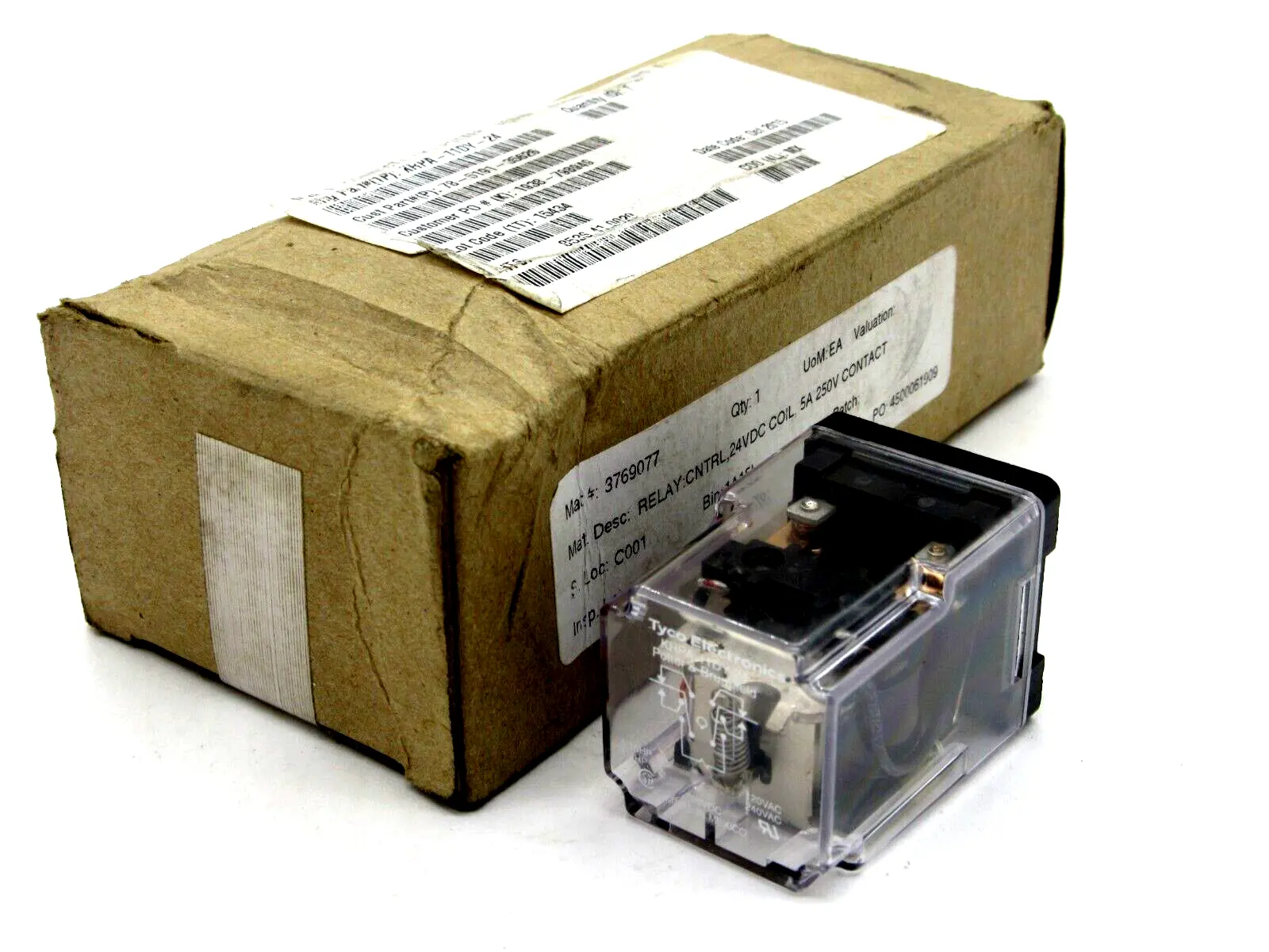 NEW POTTER AND BRUMFIELD KRPA-11DY-24 RELAY KRPA11DY24