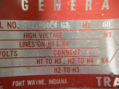USED GENERAL ELECTRIC 9T21B1004 G2