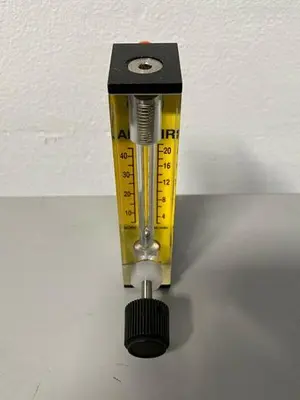 USED COLE PARMER 34500-60 ACRY-010035 FLOWMETER KIT WITH VALVE 40 SCFH