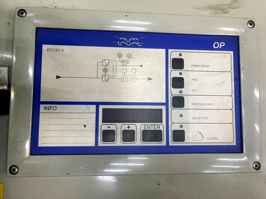 (3) Alfa-Laval EPC-50 V control units.