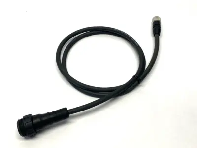 0935 253 103/1M | Double Ended Cordset w/ 7/8" Male 5-Pole to M12 Female Connector - New Other