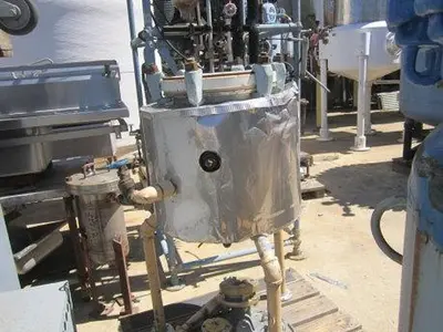 Reactor, 10 Gallon, Glass Lined, 100 PSI, Jkt, Pfaudler, #S738231