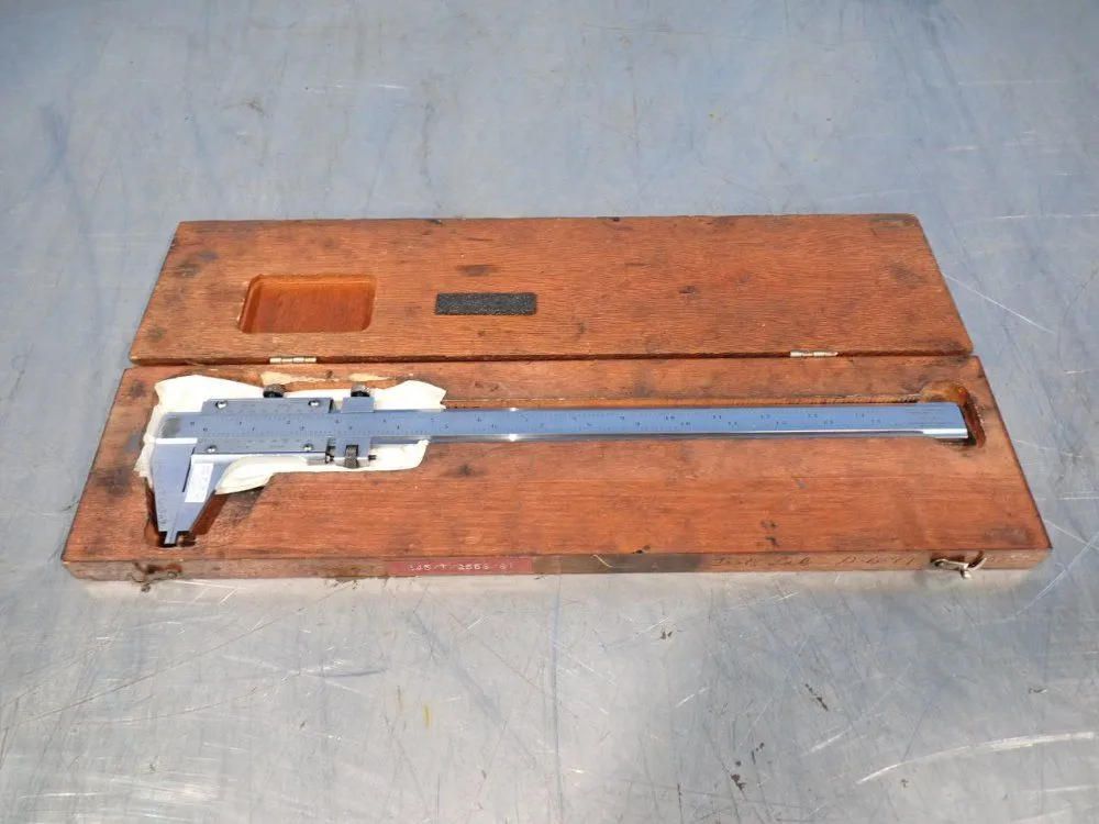 Used STARRETT 123 Vernier Calipers Ohio US | HGR 24 #1233332
