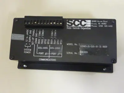 USED STATIC CONTROLS CORP 1040-S-03-8-X-MB