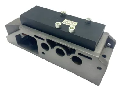 962N91, 261-209-060-0 | Ross 962N91 Solenoid Sub Base Manifold w/Rexroth 261-209-060-0 Block Plate Cover - Used