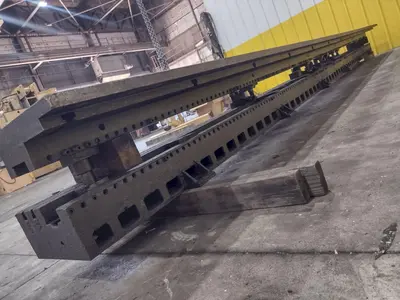 18' LONG T-SLOTTED RAIL DIE PLATE: STOCK #24011