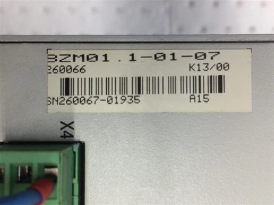 USED INDRAMAT BZM01.1-01-07 (2)-SERVO DRIVE BLEEDER MODULE