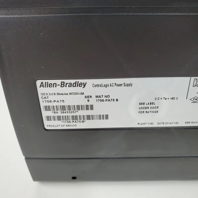 Used Allen-Bradley 1756-PA72 Misc Industrial Equipment California US | American Industrial Supply Co. #1377169