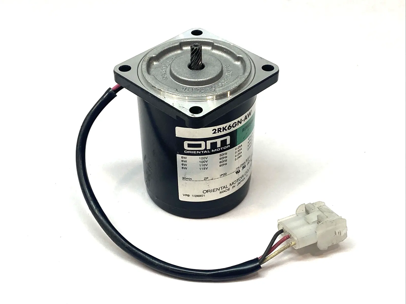 Used Oriental Motor Reversible Motor 6W 115V 60Hz 0.30A A.C. Motors Michigan US | Maverick Industrial Sales #1393318