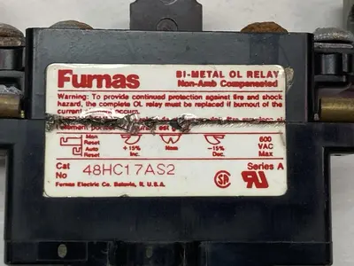 Used FURNAS 48HC17AS2 Miscellaneous Equipment (Electrical & Power) Ohio US | Surplus Asset Holdings #1545912