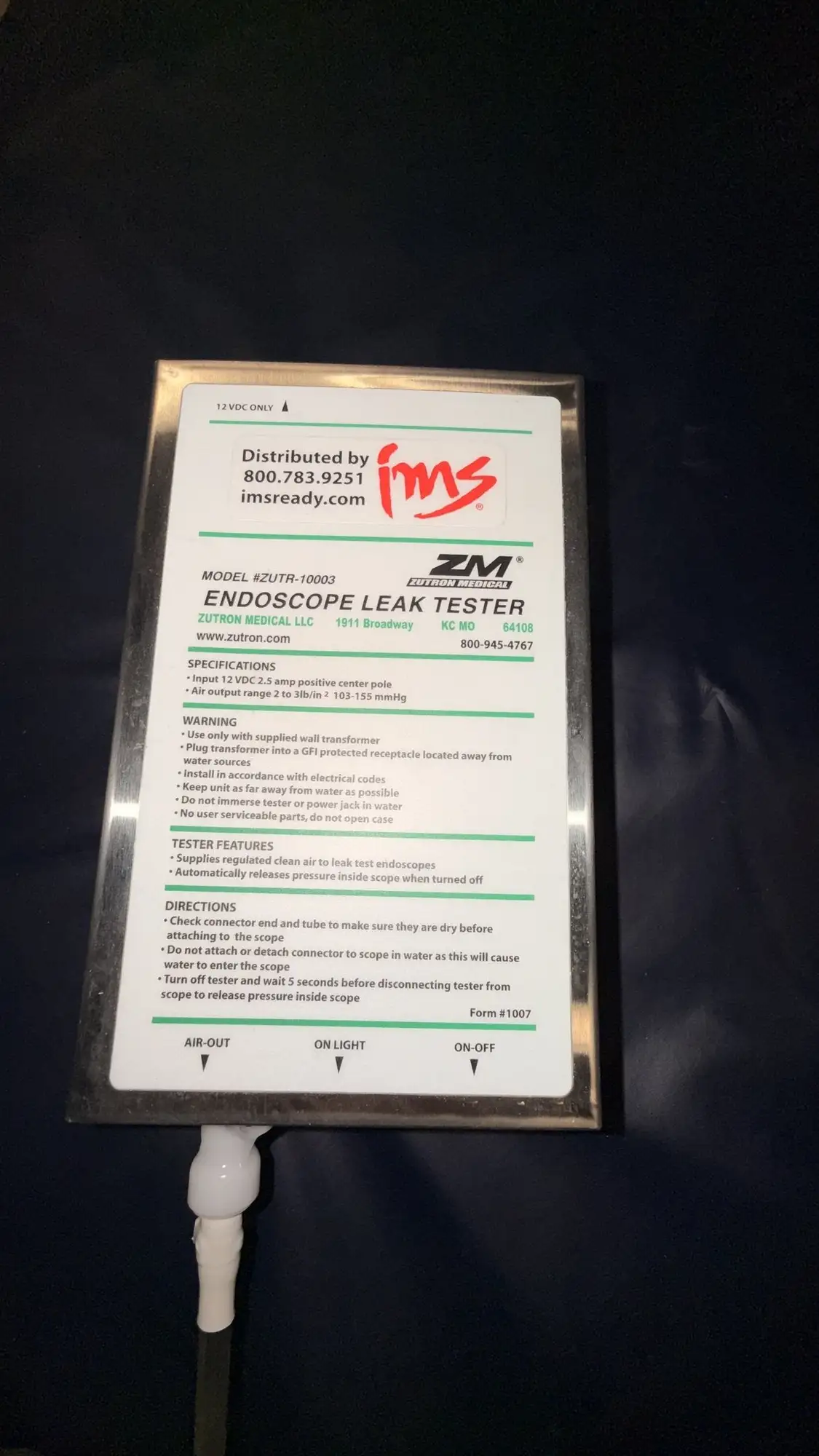 Used Zutron Medical ZUTR-10003 Endoscopy Texas US | PT Medical Technologies #1458395