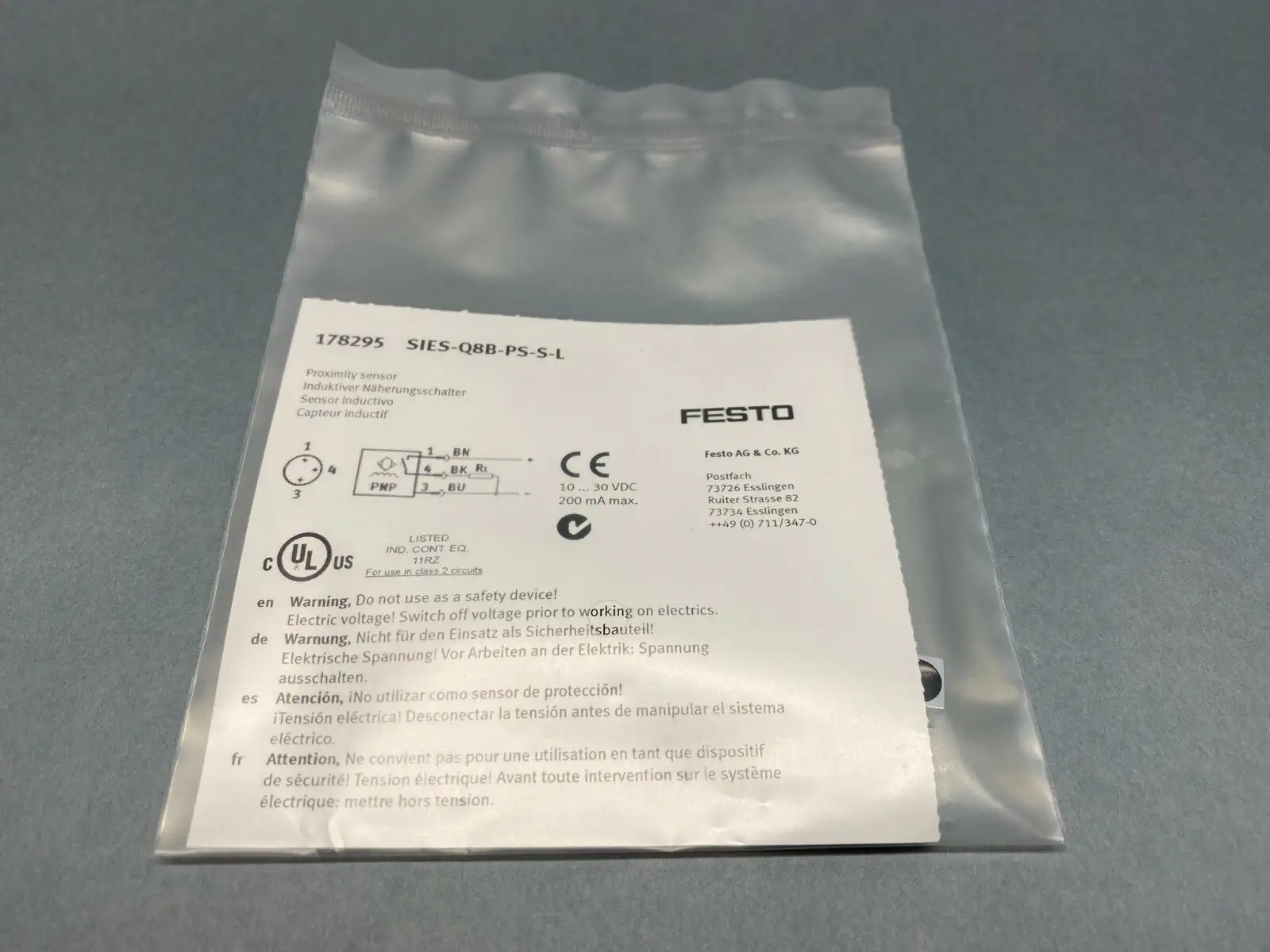 NEW FESTO PROXIMITY SENSOR
