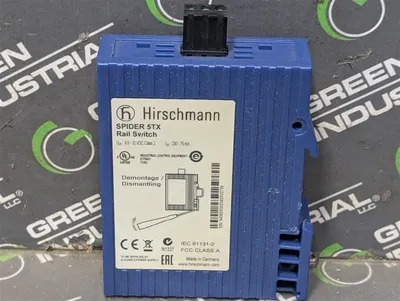 Hirschmann SPIDER 5TX 5 Port Ethernet Rail Switch Used