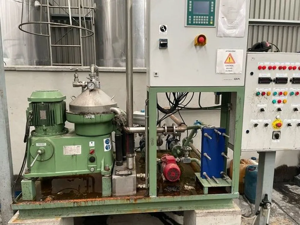 Westfalia ASD 10-02-007 fish oil purifier skid, SS.