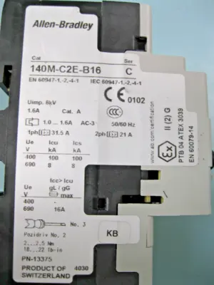USED Allen-Bradley 140M-C2E-B16
