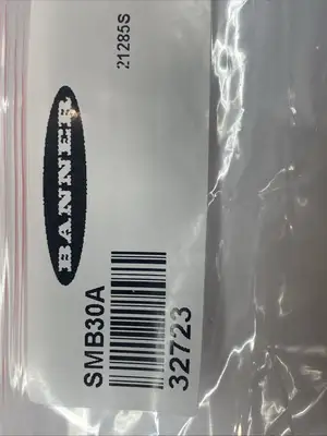 USED BANNER STAINLESS RIGHT-ANGLE BRACKET FOR 30MM QS30/SM30 SENSORS