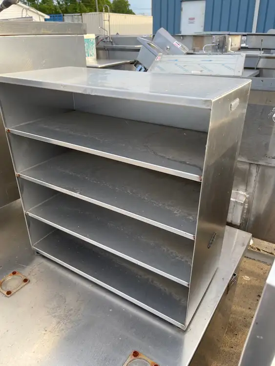 Used Falcon Restaurant Supply, Inc. Used Stainless Steel Countertop Shelves - SS396 Racks/Shelving Illinois US | Falcon Restaurant Supply #1373759