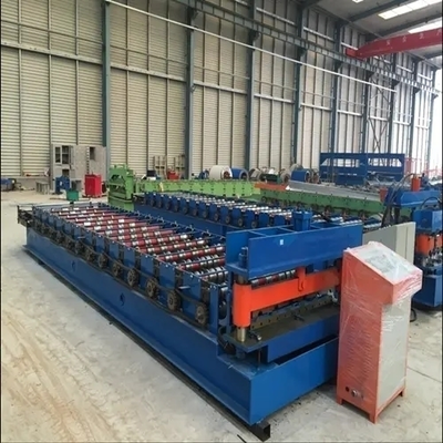 Corrugation Wave Metal Sheet Roll Forming Machine in China