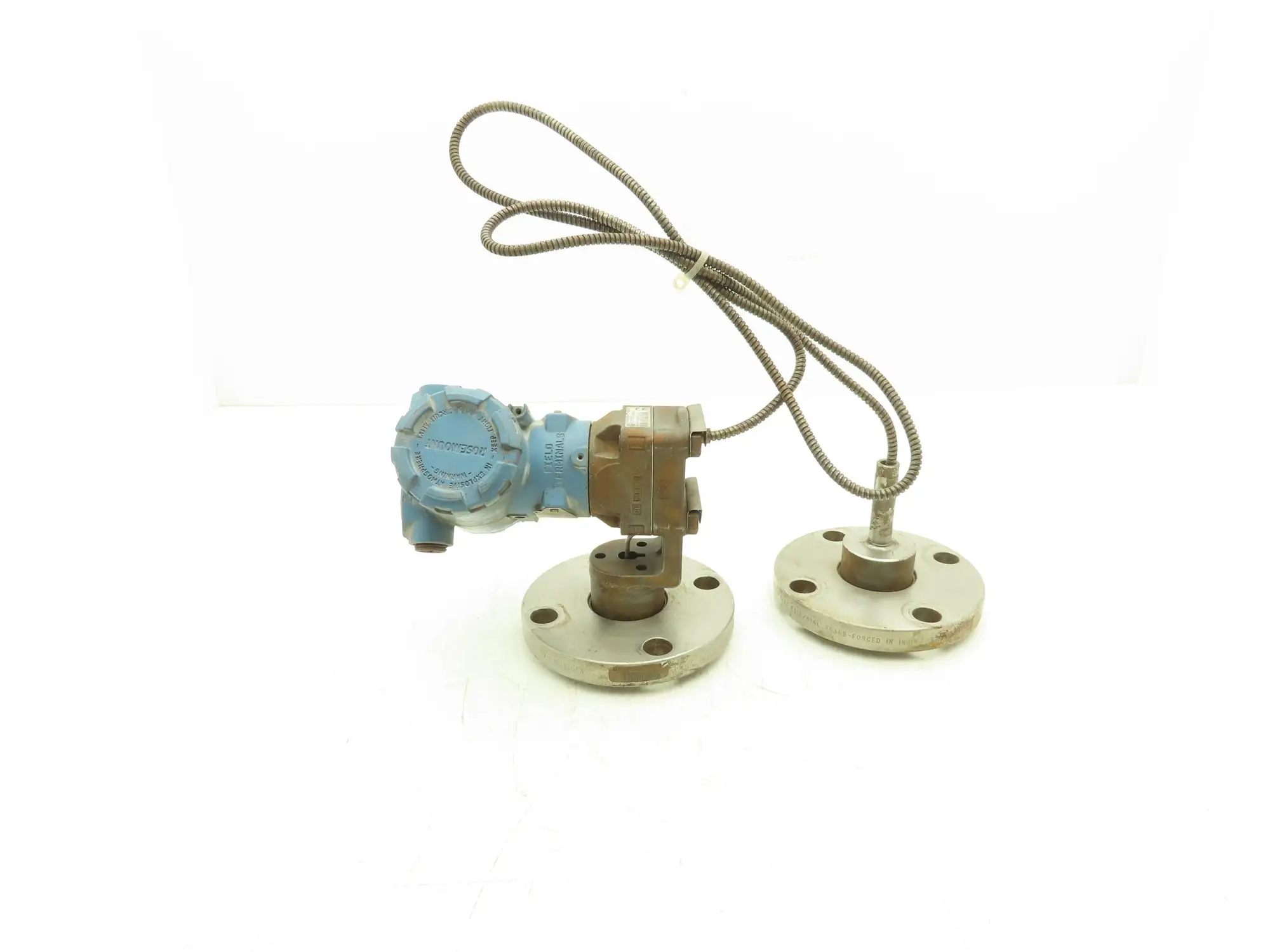 Foxboro 03031-0059-0002 Pressure Transmitter Flanged 2-1/2" Sensors 4' Capillary