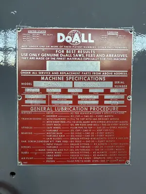 USED DOALL ZS-3620