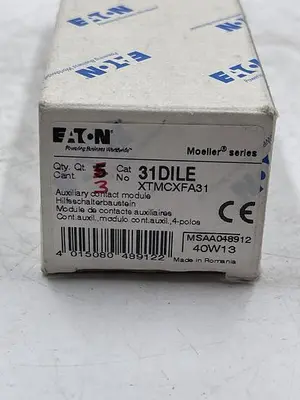 New | in-Stock EATON EATON 31DILE XTMCXFA31 Misc Electrical & Power Parts | ND Industrial Surplus #1214750