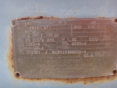 U. S. Motors 150 HP Motor