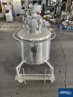 USED Precision 55 Gal Precision Receiver Tank, 316L S/S, 50#