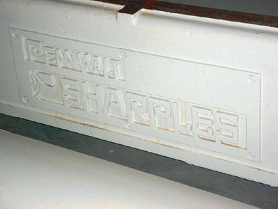 Sharples PC-81,000 Super-D-Canter centrifuge, 316/317 SS.