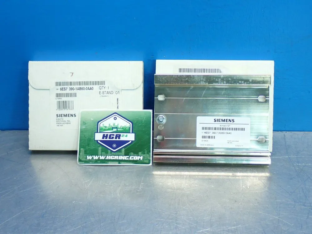 New | in-Stock SIEMENS 6ES73901AB600AA0 Electrical Controls | HGR 24 #748500