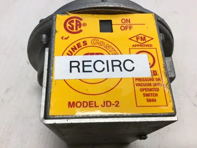 Antunes Controls JD-2 Blue Air Pressure Switch