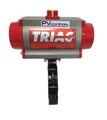 NEW TRIAC ASC-L1-0600-PFR-XA ACTUATOR BUTTERFLY VALVE 6" 2R500SR ASCL10600PFRXA